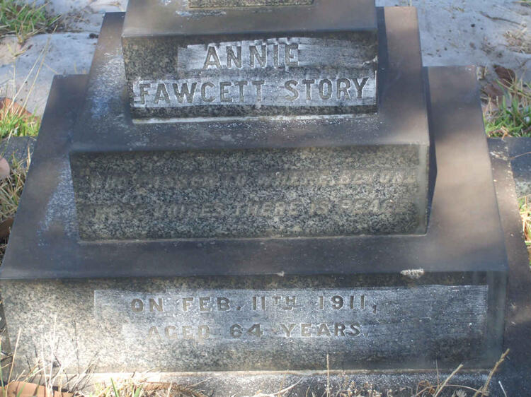 STORY Annie Fawcett -1911