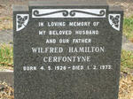 CERFONTYNE Wilfred Hamilton 1926-1973