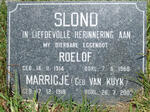 SLOND Roelof 1914-1960 & Marrigje VAN KUYK 1918-2007