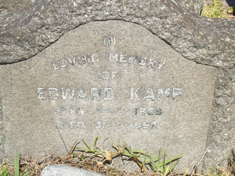KAMP Edward 1885-1957