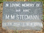 STEGMANN M.M. 1904-1995