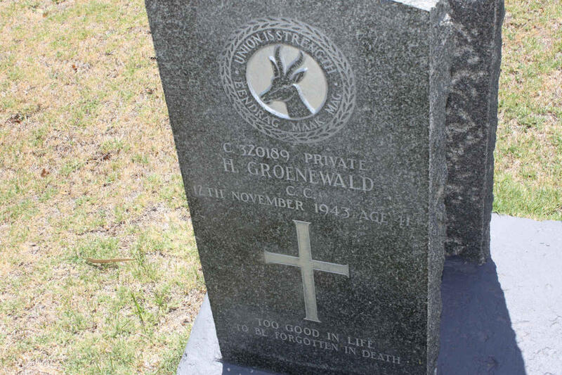 GROENEWALD H. -1943