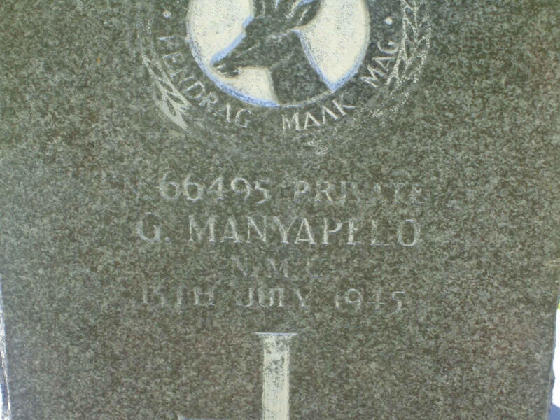 MANYAPELO G. -1945