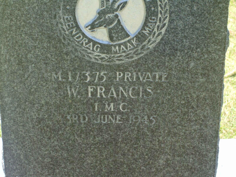 FRANCIS W. -1945