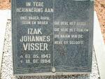 VISSER Izak Johannes 1947-1994