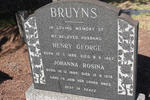 BRUYNS Henry George 1888-1967 & Johanna Rosina 1890-1978