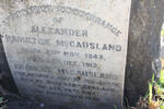 McCAUSLAND Alexander Hamilton 1842-1912 & Frances -1933