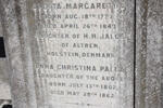 PALLAS Aletta Margaretha 1773-1843 :: PALLAS Anna Christina 1802-1862