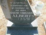 ALBERTS Barend Christiaan 1958-1991