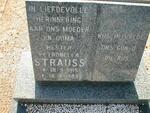 STRAUSS Hester Petronella 1915-1989