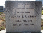 KROHN Johan E.F. 1872-1944
