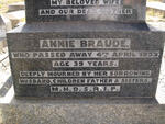BRAUDE Annie -1939