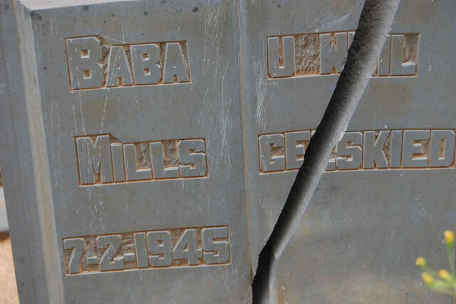 MILLS Baba 1945-1945