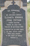 HOFFMAN Elizabeth Hendrika Josina nee GREYLING 1875-1955