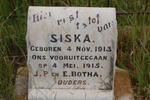 BOTHA Siska 1913-1915