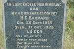 BARNARD H.C. 1869-1925