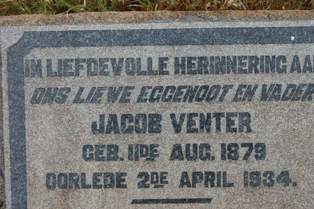 VENTER Jacob 1879-1934