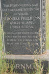 BORNMAN Hercules Phillipus 1882-1946