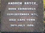 BRYCE Andrew 1871-1950