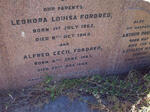 FORDRED Alfred Cecil 1863-1948 & Leonora Louisa 1862-1948