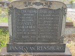 RENSBURG Daniel Cornelius, Janse van 1881-1960 & Jacoba Isabella Hermina JANSE VAN RENSBURG 1892-1967