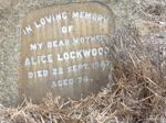 LOCKWOOD Alice -1947