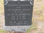 WYK Jean Elizabeth, van 1901-1965