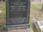 REDELINGHUYS Ernst Hendrik 1930-1962