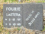 FOURIE Laetitia 1957-1960
