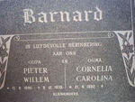 BARNARD Pieter Willem 1865-1970 & Cornelia Carolina 1892-