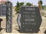 BARNARD Tarra 1919-1997 & Jannie 1922-