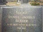 BESTER Daniel Jacobus 1904-1970