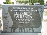 BRUYN Elizabeth Catharina, de nee VAN ZYL 1942-1991