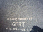 WET Gert, de 1929-1991