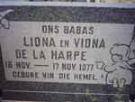 HARPE Liona, de la 1977-1977 :: DE LA HARPE Viona 1977-1977