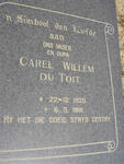 TOIT Carel Willem, du 1920-1981
