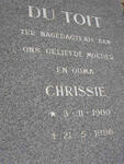 TOIT Chrissie, du 1900-1996
