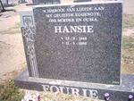 FOURIE Hansie 1948-1996