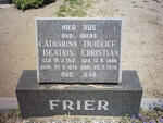 FRIER Duidlief Christiaan 1908-1978 & Catharina Beatrix 1912-1976