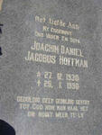 HOFFMAN Joachim Daniel Jacobus 1930-1990
