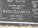 HENNOP Maria Elizabeth nee DEALE 1924-
