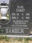SANDER Karl Ernst 1910-1989
