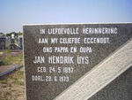 UYS Jan Hendrik 1897-1973