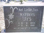 UYS Matthys 1944-1985