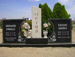 WEISS Gerhard Oswald 1940-2001 & Davidine Andrea 1948-1992