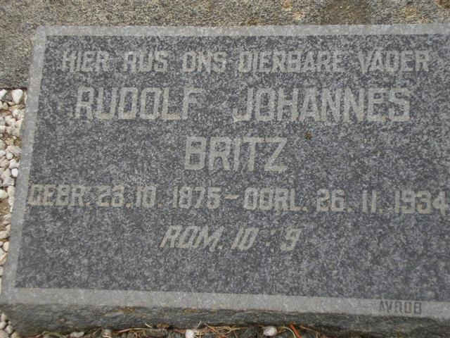 BRITZ Rudolf Johannes 1875-1934
