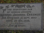 ERASMUS Gertruida Jacomina nee HATTINGH 1907-1930