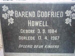 HOWELL Barend Godfried 1894-1967