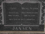 JANSEN Gert 1891-1939 & Magdel Susanna V.D. MERWE 1895-1951