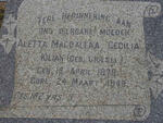 KILIAN Aletta Magdalena Cecilia nee GRIESEL 1879-1949